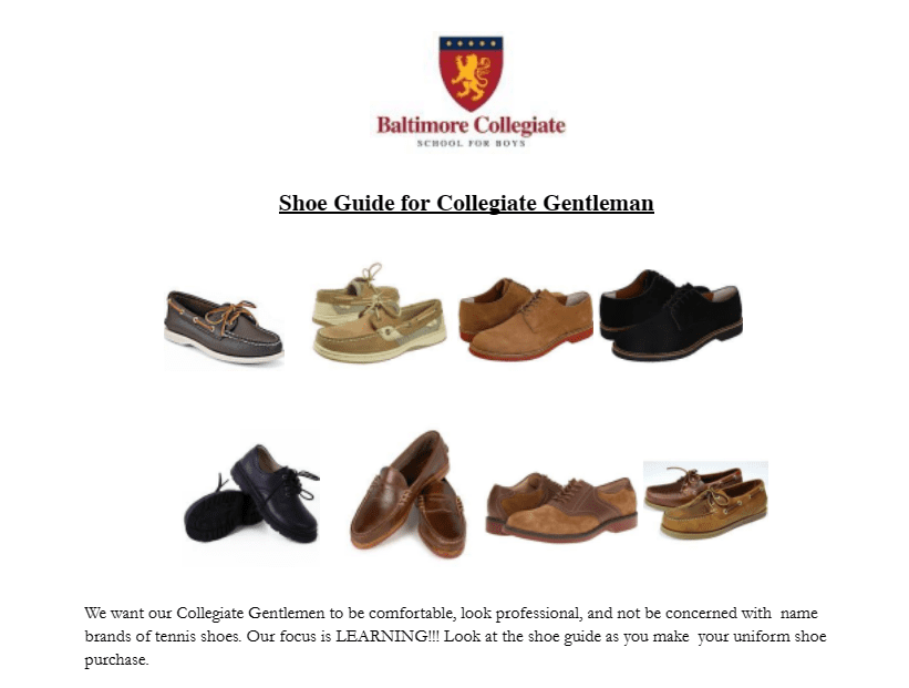 Uniform Shoes Guide