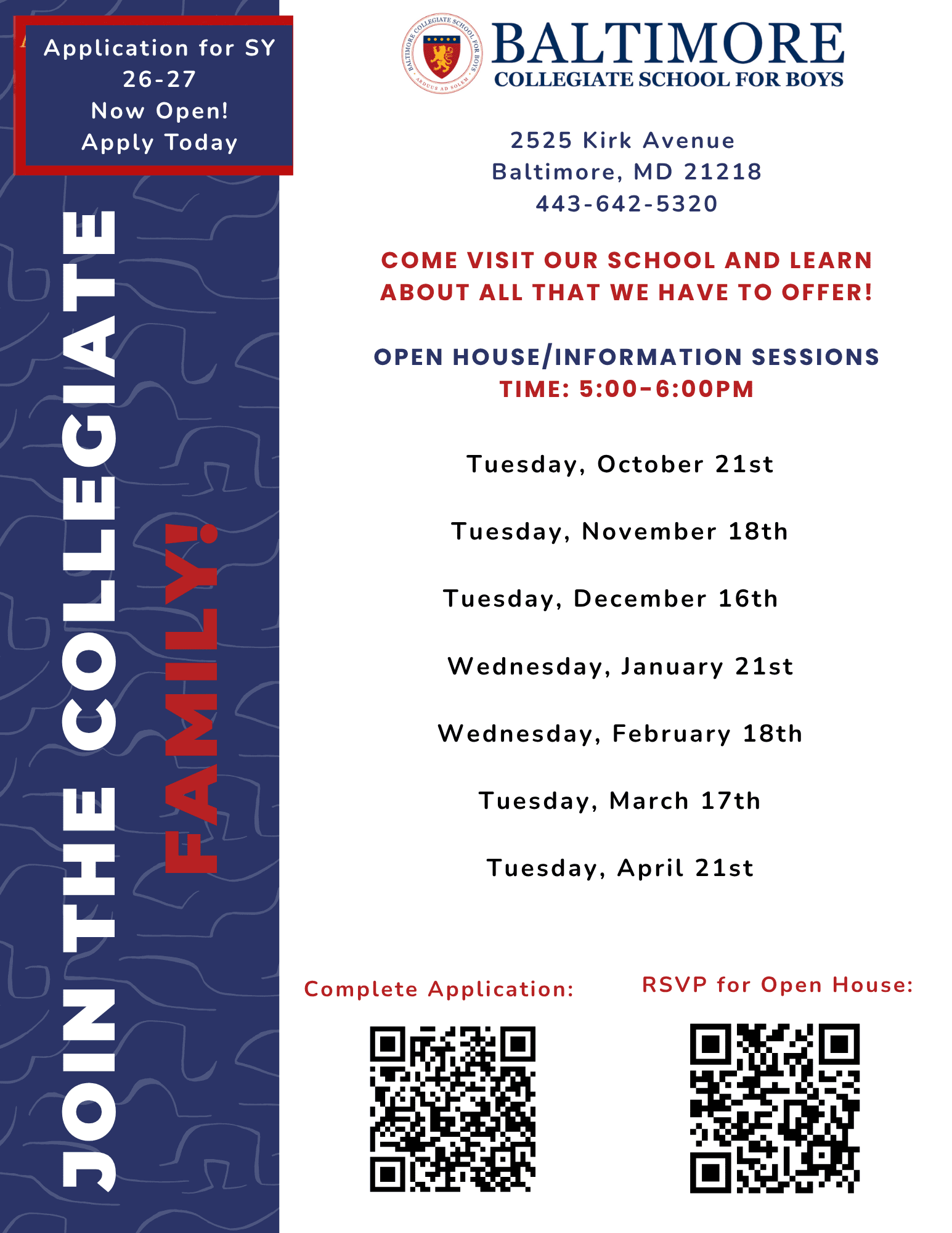 Visit Baltimore Collegiate